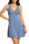 Fleur't Belle Epoque Lace Chemise In Velvet Morning