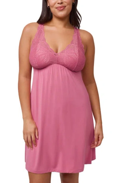 Fleur't Belle Poque Racerback Chemise In Pink