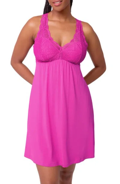Fleur't Belle Poque Racerback Chemise In Pink