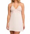 Fleur't Blissful Double Triangle Chemise In Champagne In Pink