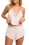 Fleur't Blissful Lace Trim Pajamas