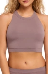 Fleur't Essential Lounge Top In Cappuccino In Cappuccino
