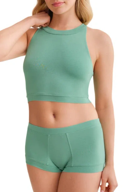 Fleur't Crop Top In Green
