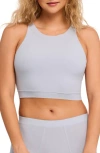 Fleur't Crop Top In Gray