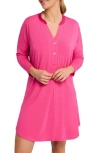 FLEUR'T DOLMAN THREE QUARTER SLEEVE NIGHTSHIRT