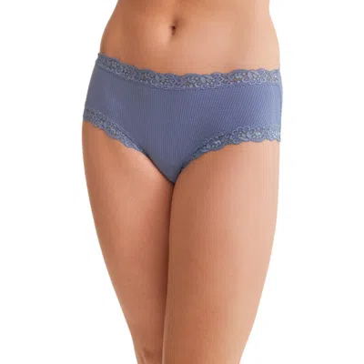 Fleur't Iconic High Waist Boyshorts In Blue