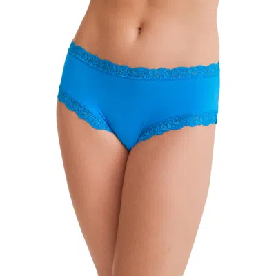 Fleur't Iconic High Waist Boyshorts In Blue