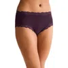 Fleur't Iconic High Waist Boyshorts In Burgundy