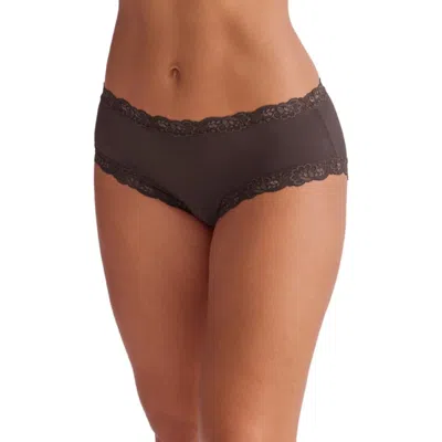 Fleur't Iconic High Waist Boyshorts In Espresso