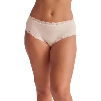 Fleur't Iconic High Waist Boyshorts In Neutral