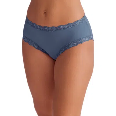 Fleur't Iconic High Waist Boyshorts In Blue