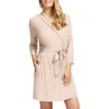 Fleur't Iconic Short Robe In Neutral