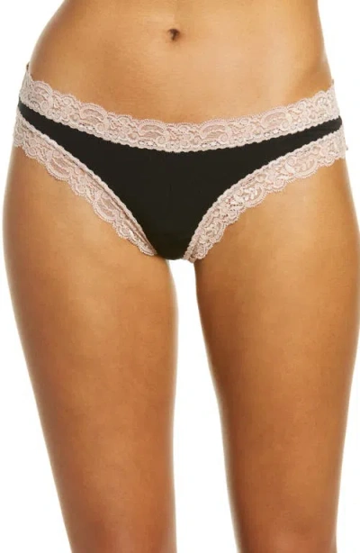 Fleur't Iconic Thong In Black