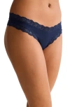 Fleur't Iconic Thong In Blue