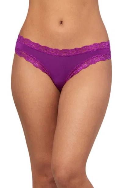 Fleur't Iconic Thong In Purple
