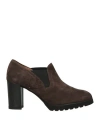 Fleury Woman Ankle Boots Dark Brown Size 7.5 Leather In Brown