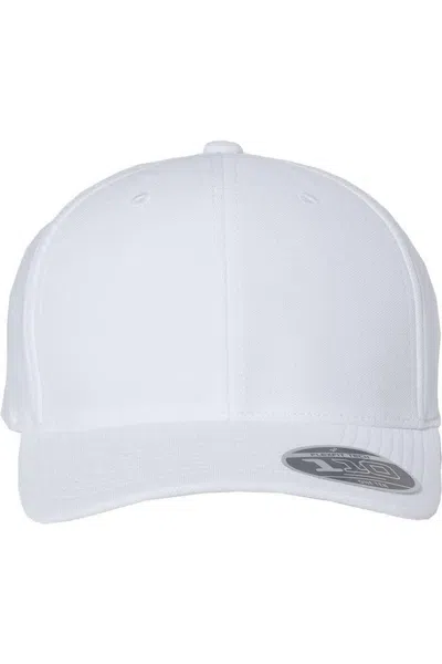 Flexfit 110 Cool & Dry Mini-piqu Cap In White