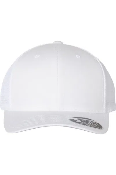 Flexfit 110 Mesh-back Cap In White