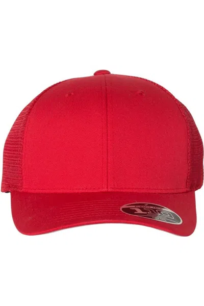 Flexfit 110 Mesh-back Cap In Red
