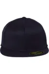 Flexfit 210 Flat Bill Cap In Blue