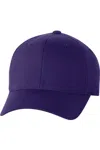 Flexfit Cotton Blend Cap In Purple