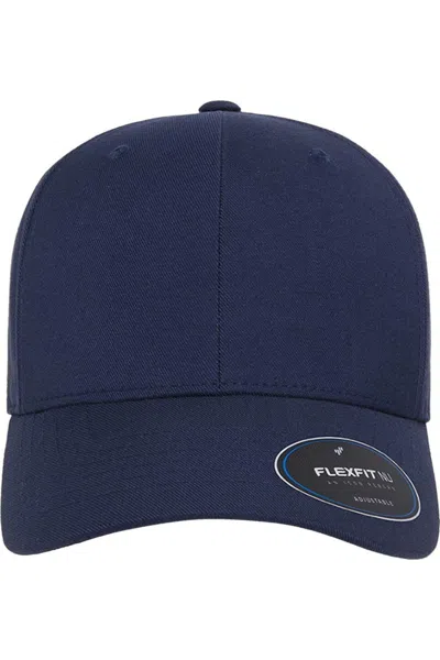Flexfit Nu Adjustable Cap In Blue
