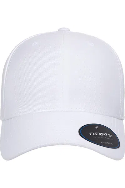 Flexfit Nu Adjustable Cap In White
