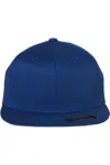 Flexfit Pro-baseball On Field Flat Bill Cap In Blue