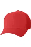 Flexfit Ultrafiber Mesh Cap In Red