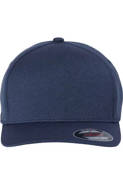 Flexfit Unipanel Melange Cap In Blue