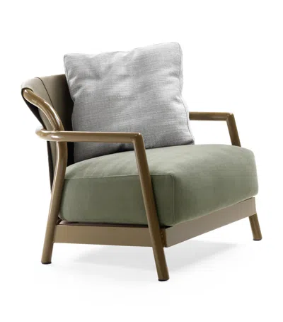 Flexform Alison Armchair In Animal Print