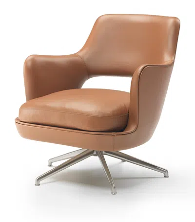 Flexform Eliseo Armchair In Brown