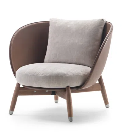 Flexform Eri Armchair In Brown