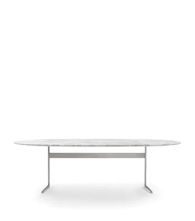 Flexform Fly Oval Table In White
