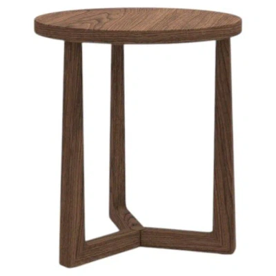 Pre-owned Flexform Jiff Small Side Table In Walnut In Brown