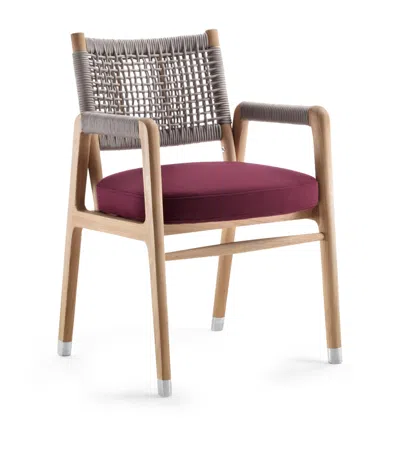 Flexform Ortiga Armchair In Animal Print