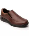 Shop Flexi Men's Leather Slip-on Shoe In Tan In Brown