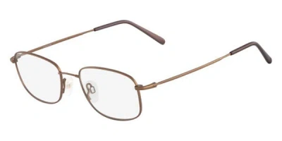 Flexon Autoflex 47 218 Men's Glasses Brown Size 54 - Free Lenses - Blue Light Block Available In White