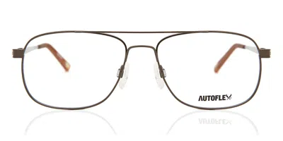 Flexon Autoflex Desperado 210 Men's Glasses Brown Size 56 - Free Lenses - Blue Light Block Available In Multi