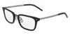 Flexon Demo Rectangular Men's Eyeglasses  B2021 001 54 In Black