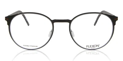 Flexon B2075 001 Men's Glasses Black Size 49 - Free Lenses - Blue Light Block Available