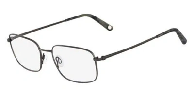 Flexon Benjamin 600 N 033 Occhiali Da Vista Gunmetal Per Uomo (solo Montatura) In Black