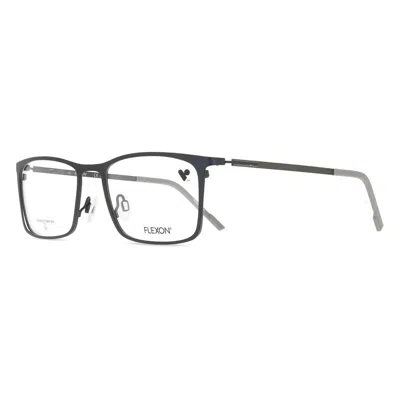 Flexon Demo Rectangular Men's Eyeglasses  E1144 405 54 In Black