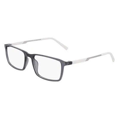 Flexon Demo Rectangular Men's Eyeglasses  Ep8021 020 54 In Gray