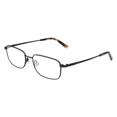 Flexon Demo Rectangular Men's Eyeglasses  H6068 313 56 In Black