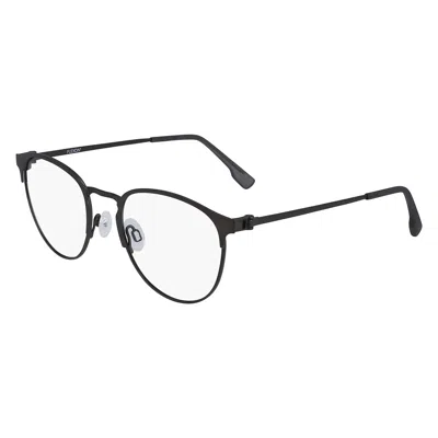 Flexon Demo Round Men's Eyeglasses  E1089 033 51 In Black