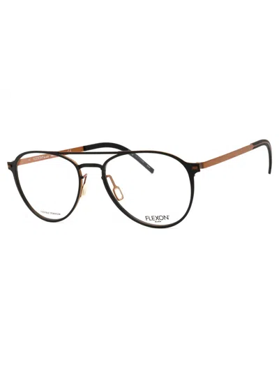 Flexon Durable Aviator Eyeglasses In Black