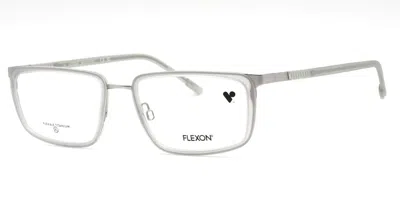 Flexon E1138 Men's Glasses, Silver, Size 56