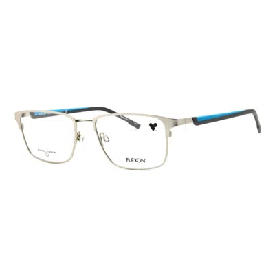 Flexon E1154 048 Satin Silver/cerulean 54mm In Multi