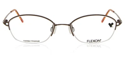 Flexon Fl 651 Men's Glasses, Brown, Size 47